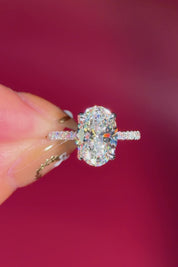 3.04ct D-VS1 Oval Lab Diamond Isabela