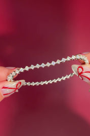 North Star Tennis Bracelet White Gold