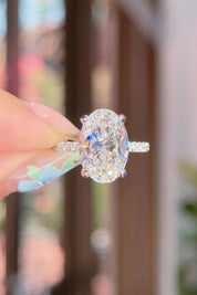 5.01ct D-VS1 Oval Lab Diamond Stephanie