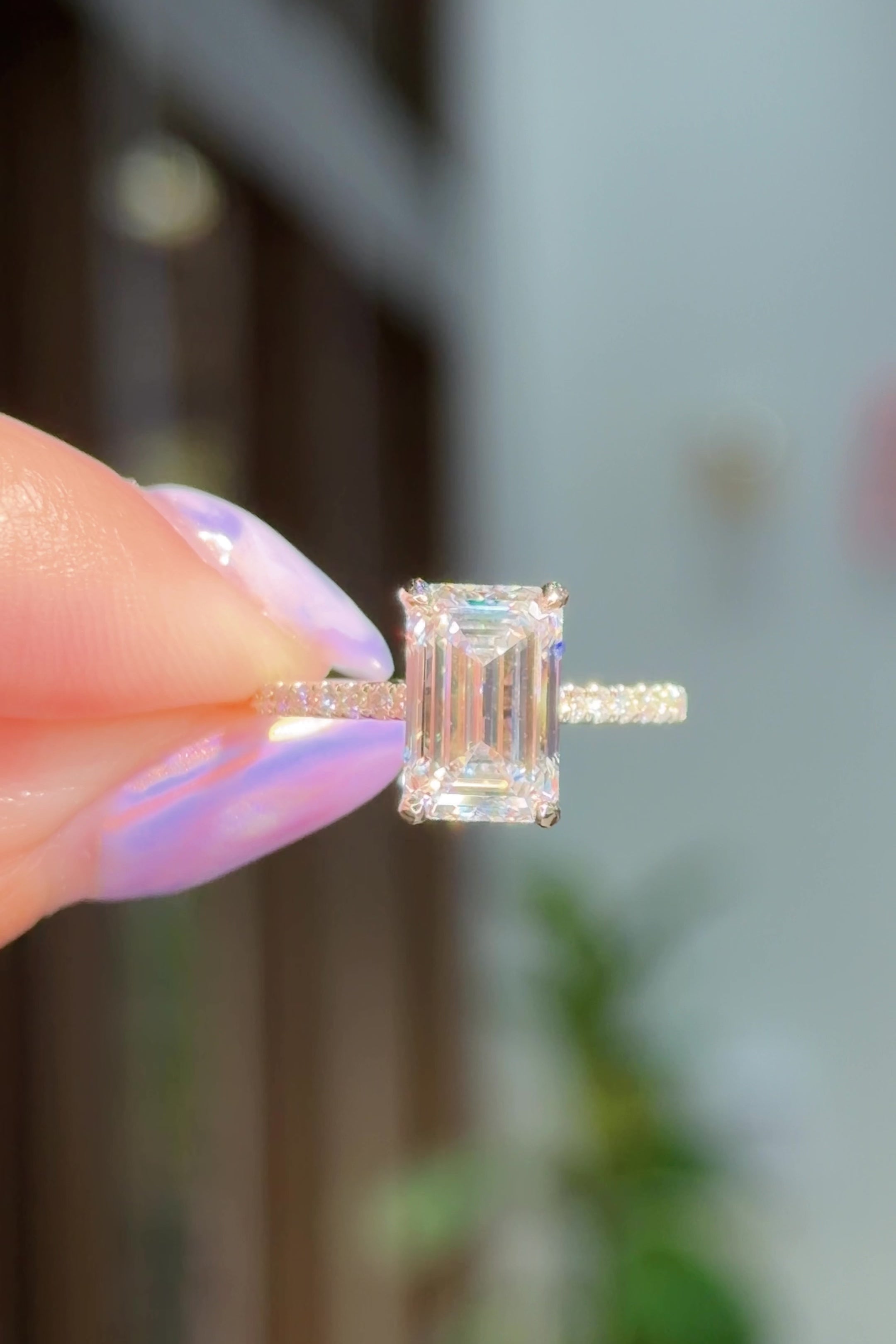 2.68ct D-VS1 Emerald Lab Diamond Alice