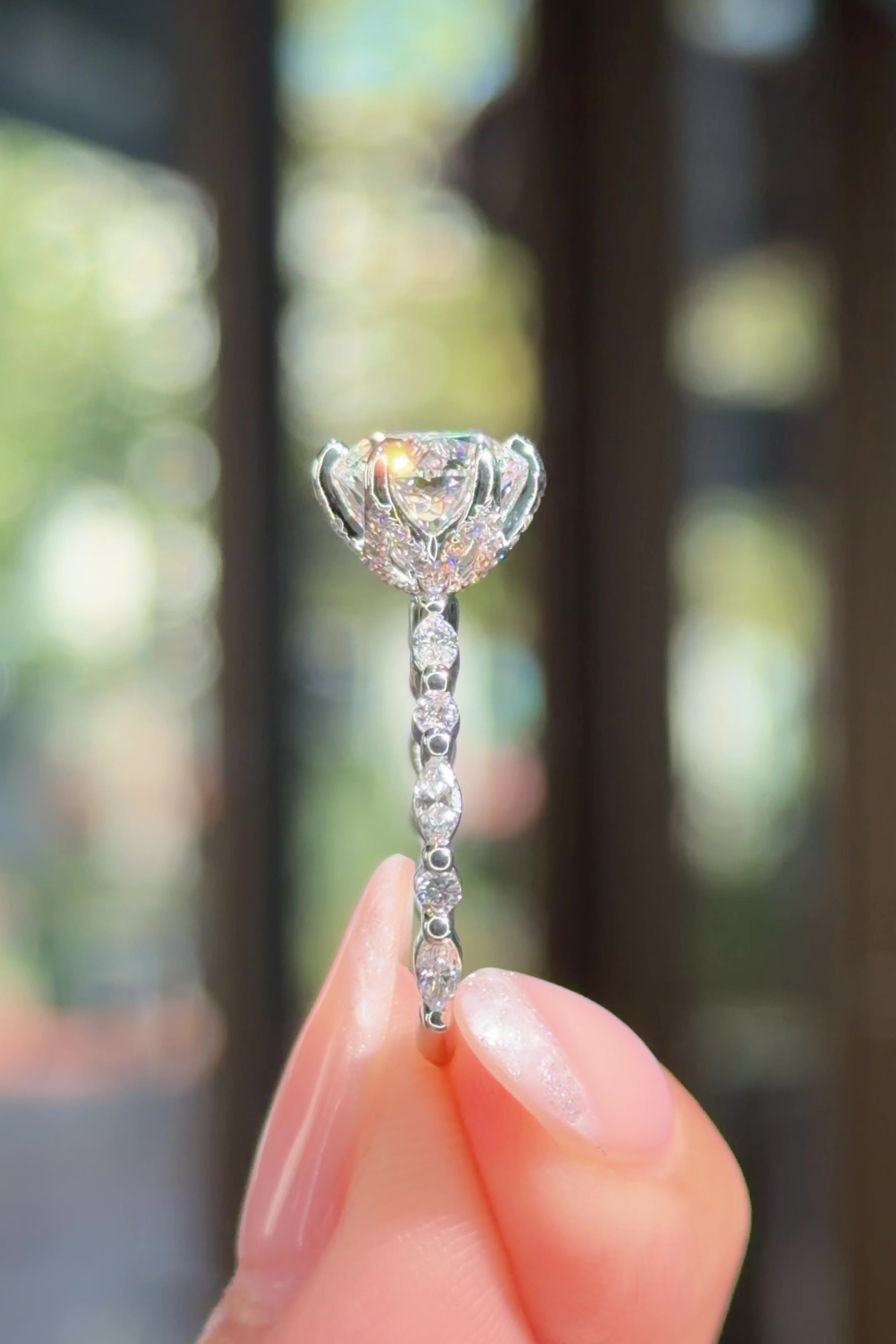 2.00ct D-VS1 Round Lab Diamond Ren