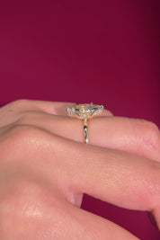 2.10ct D-VVS2 Marquise Lab Diamond Kayla