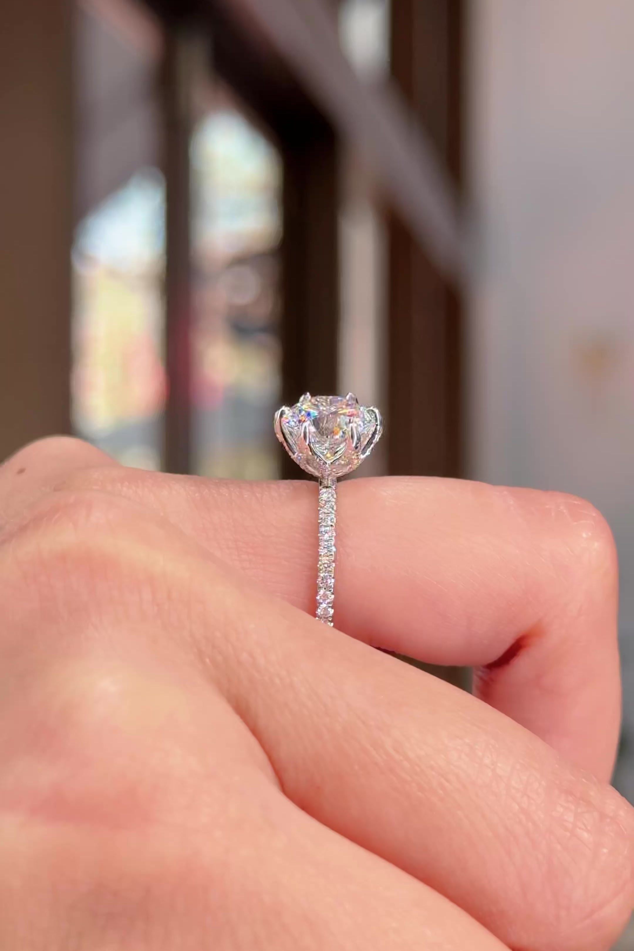 2.52ct D-VS1 Round Lab Diamond Samantha