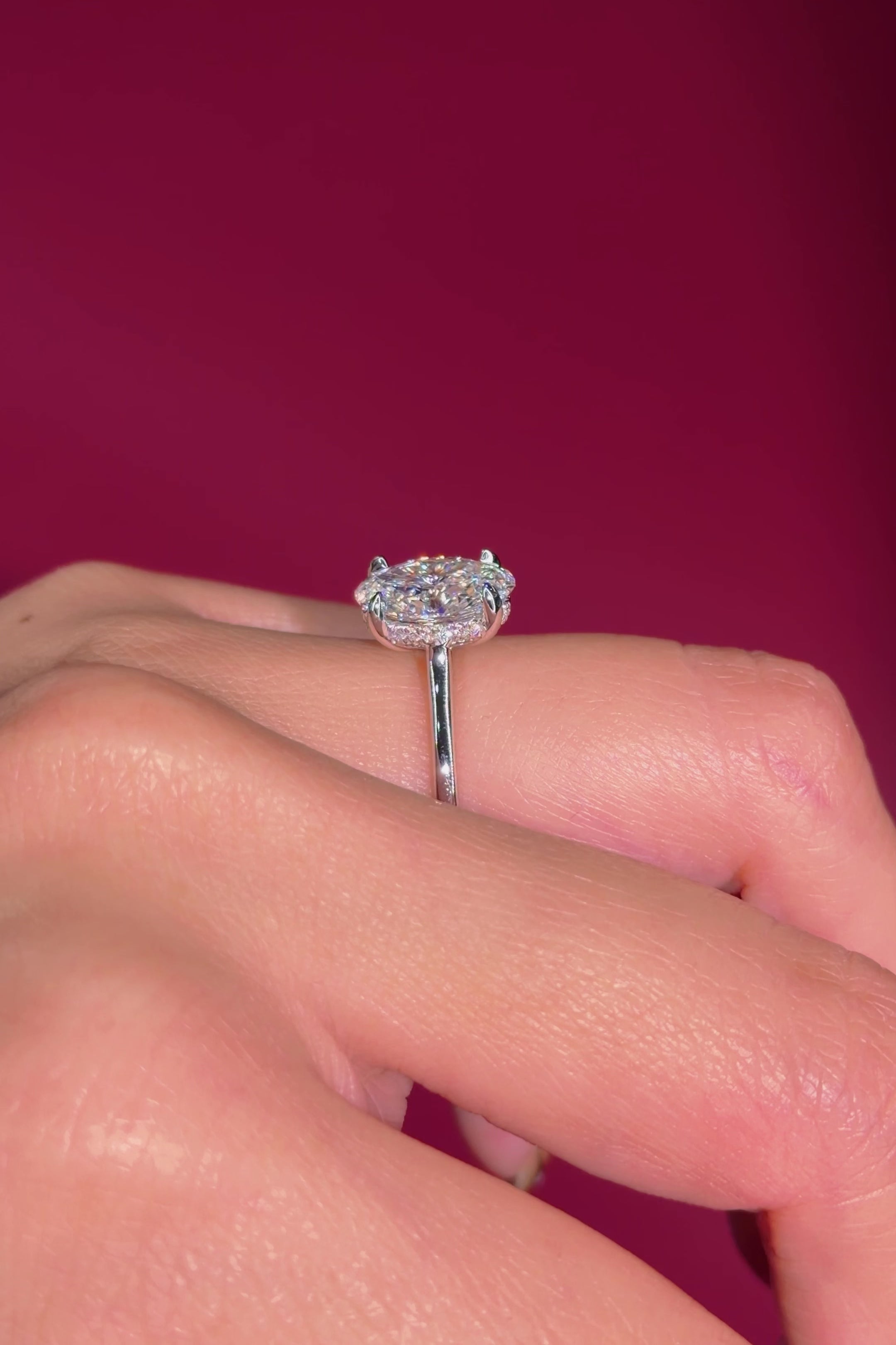 2.29ct E-VS1 Oval Lab Diamond Michelle