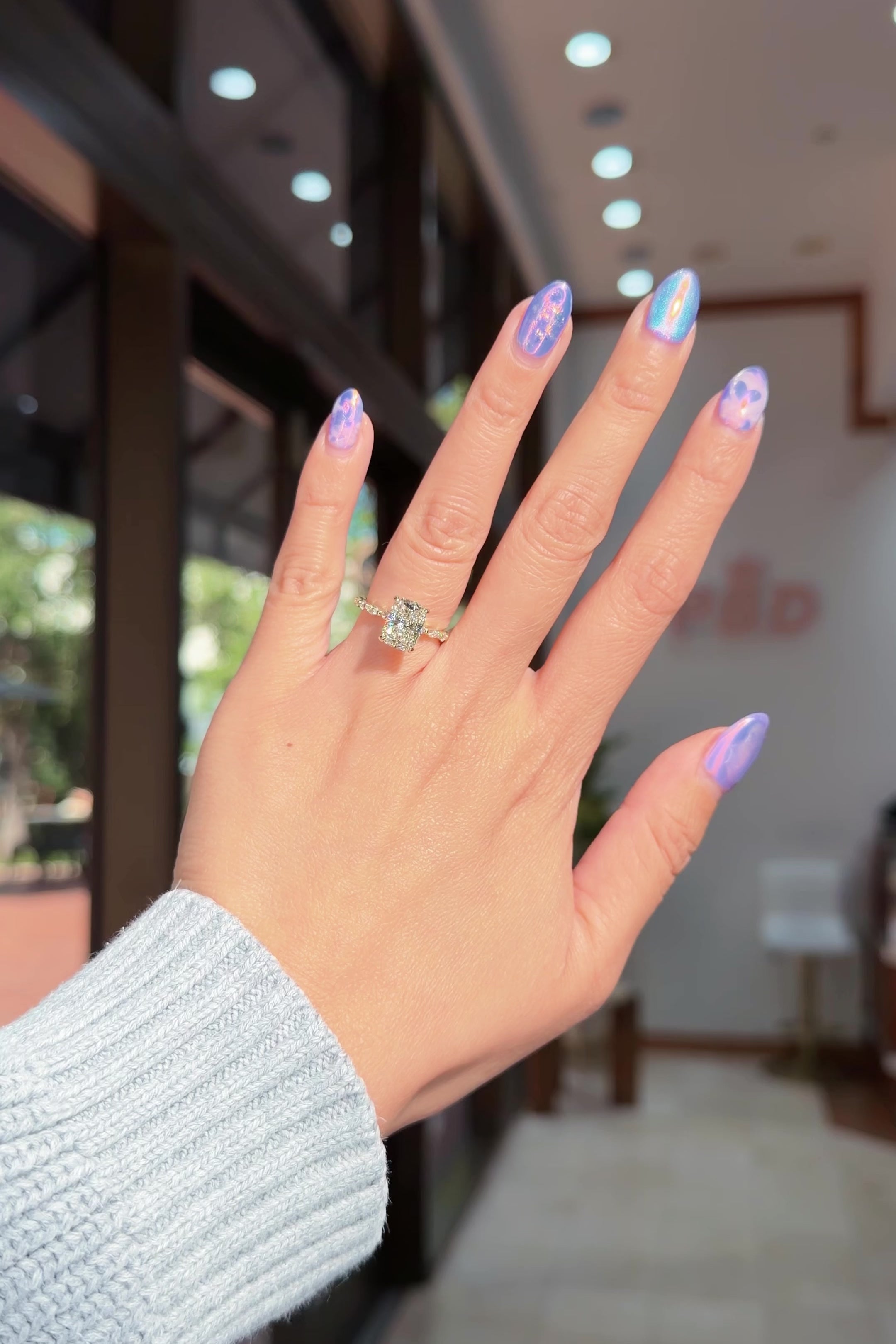 2.55ct D-VVS2 Cushion Lab Diamond Rei