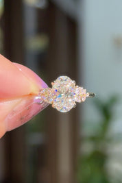 1.83ct D-VS1 Oval Lab Diamond Nova Cathedral