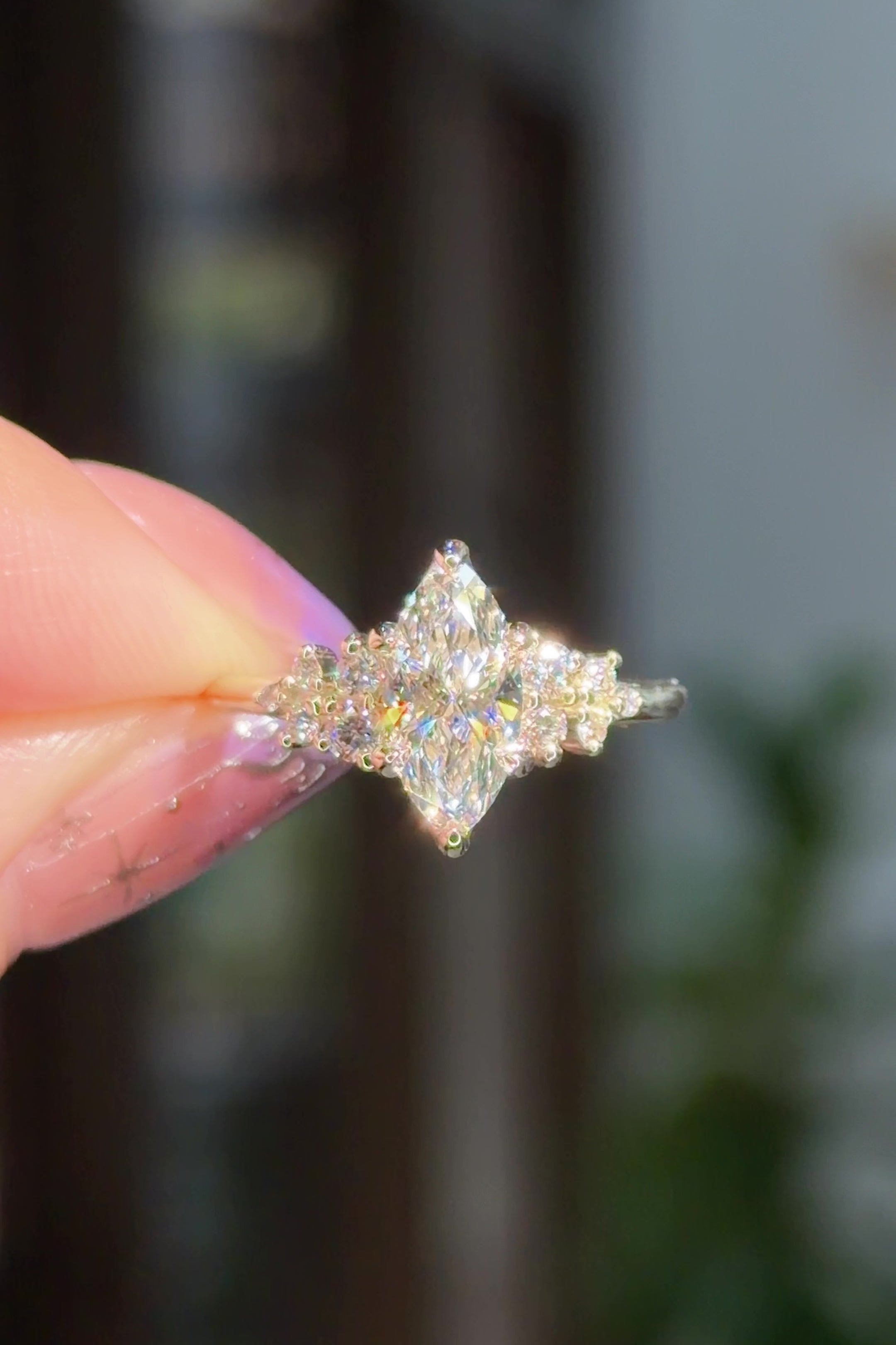 1.00ct D-VVS2 Marquise Lab Diamond Nova