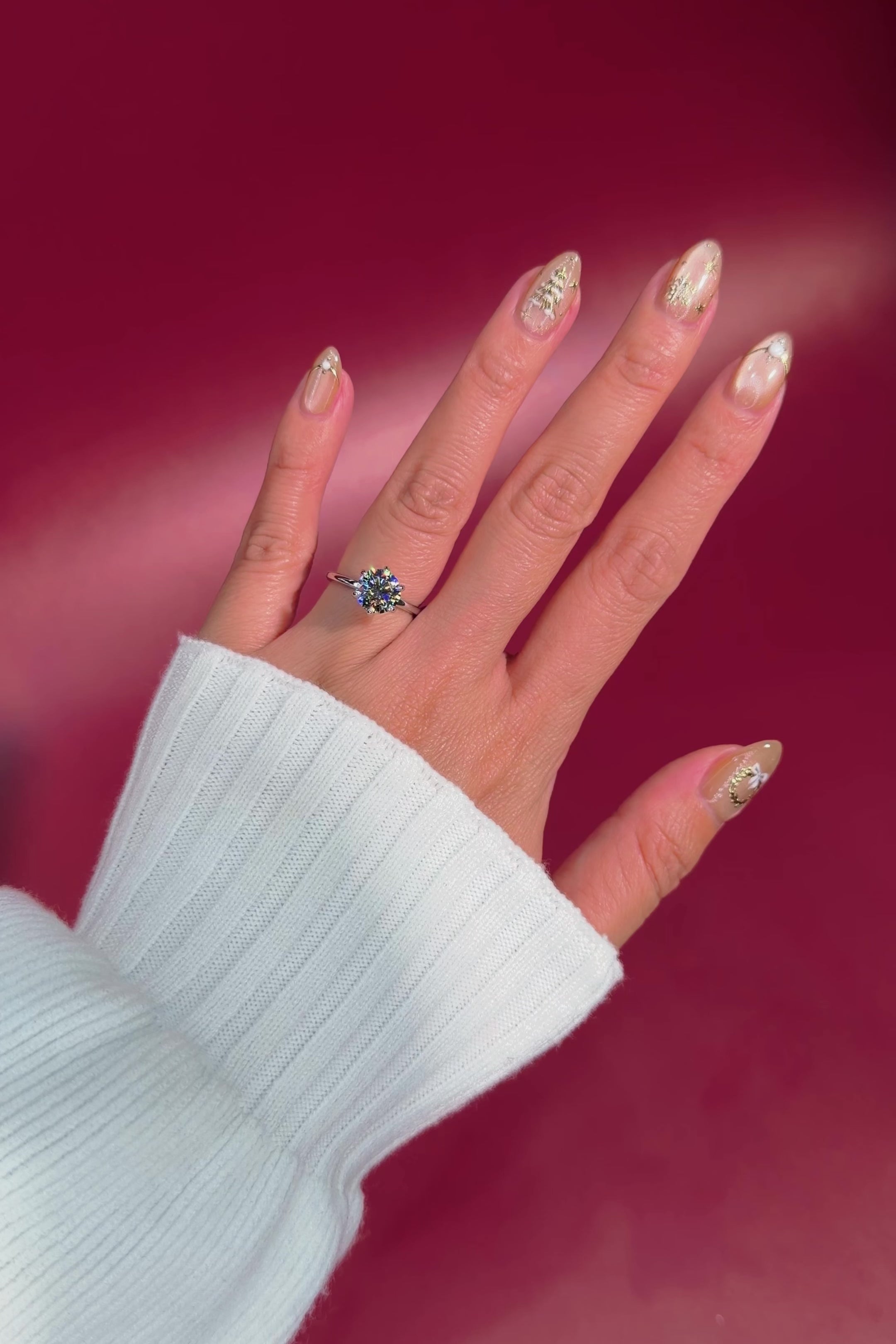 2.00ct D-VS1 Round Lab Diamond Juliette