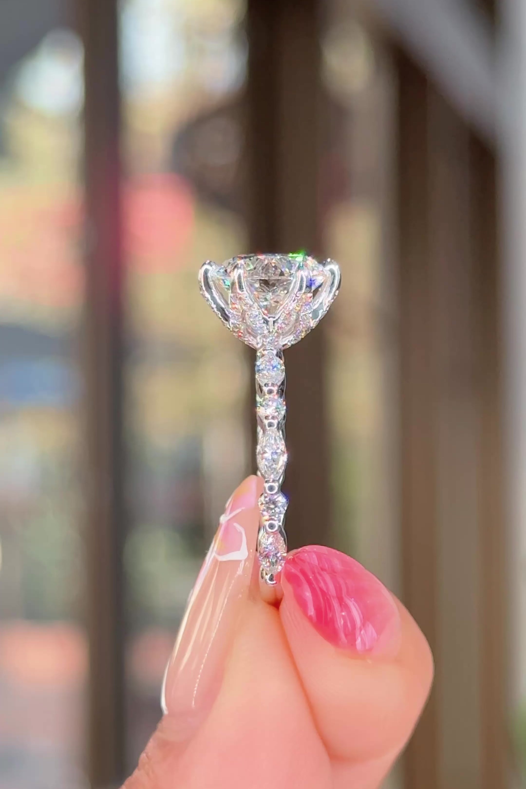 3.01ct D-VS1 Round Lab Diamond Ren