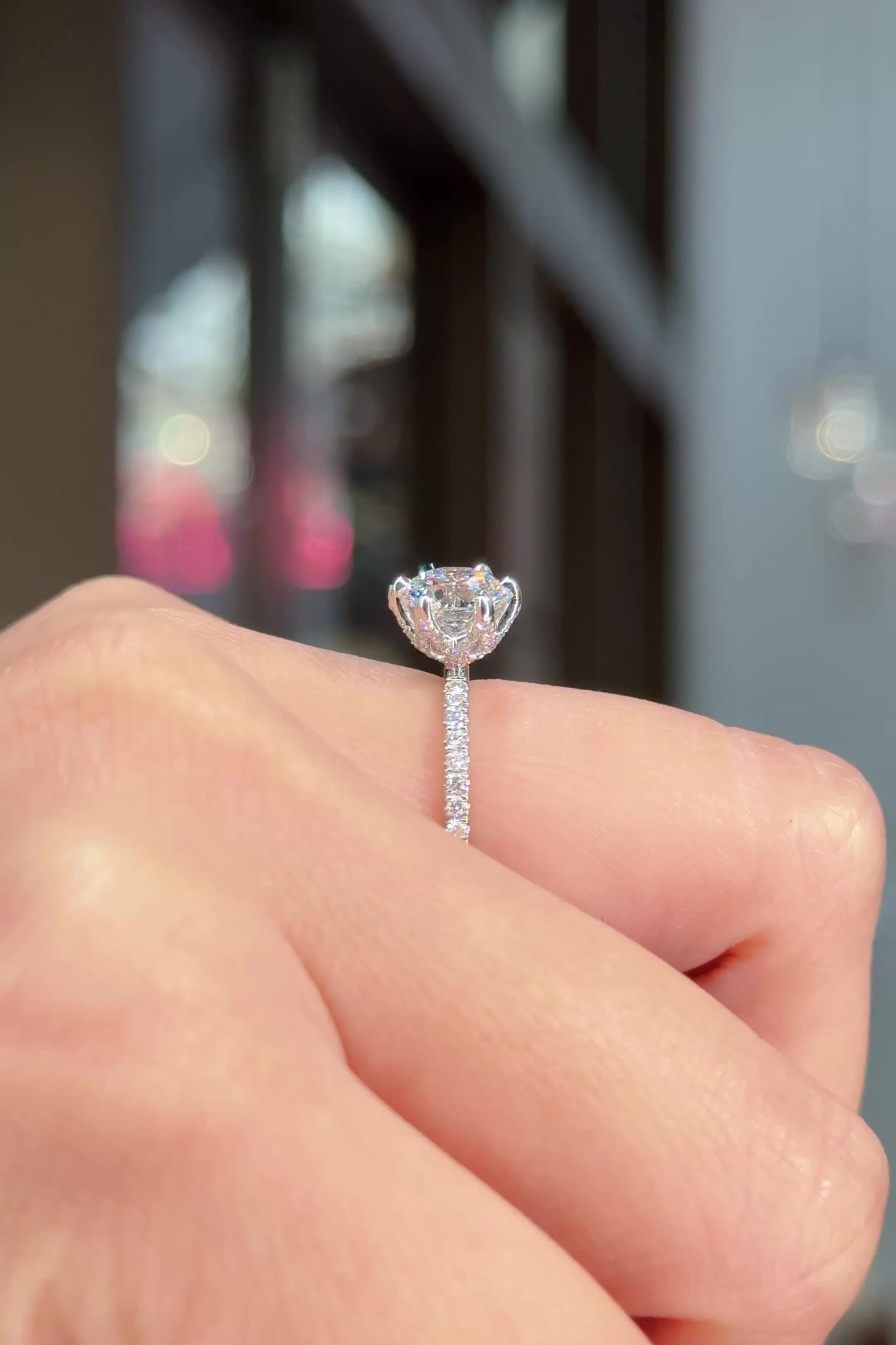 1.57ct D-VS1 Round Lab Diamond Samantha