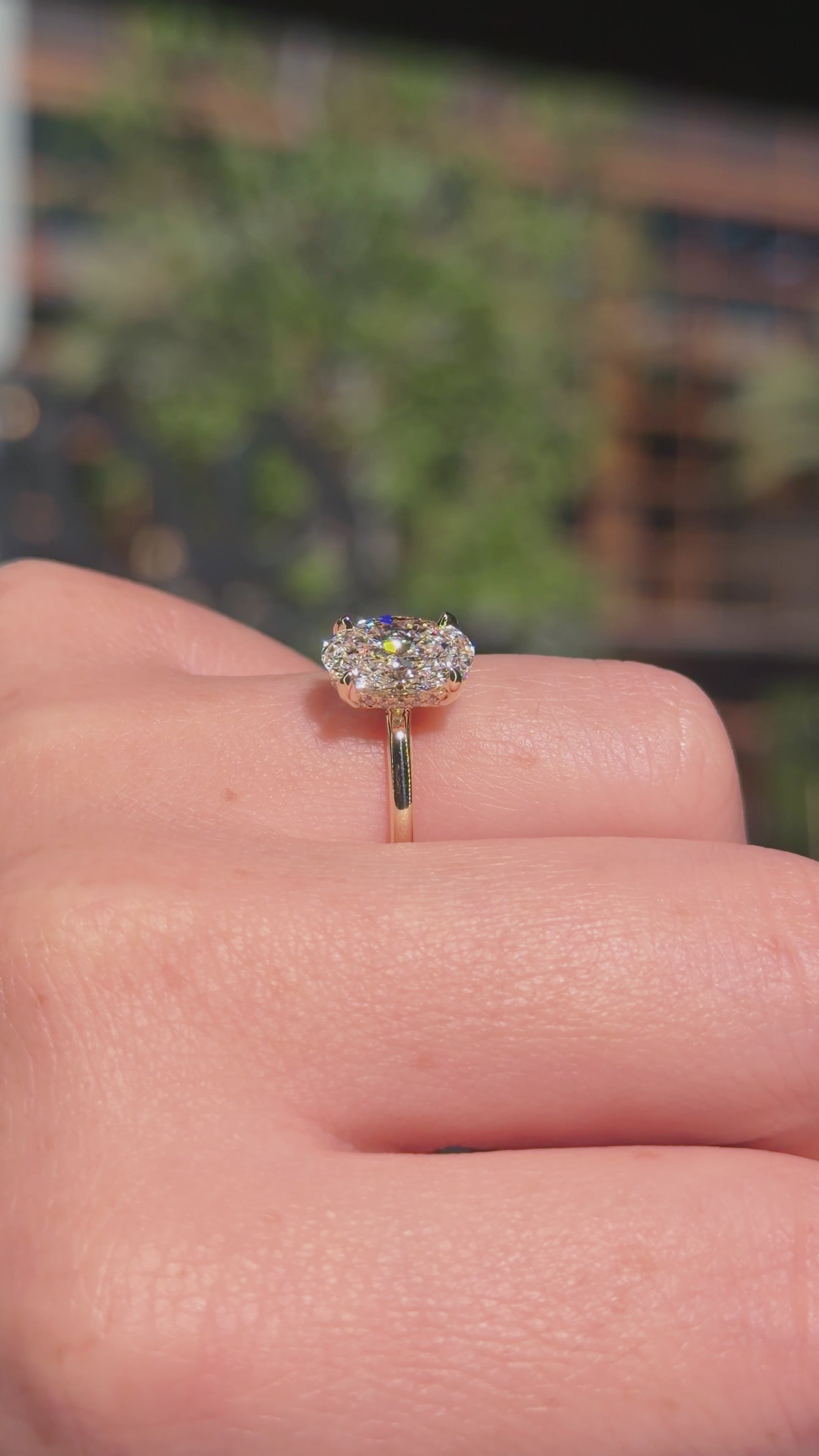 2.04ct D-VS1 Oval Lab Diamond Kayla