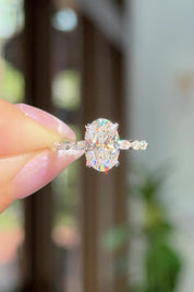 2.09ct D-VS1 Oval Lab Diamond Rei