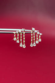 Yellow Gold Sarah Diamond Earrings