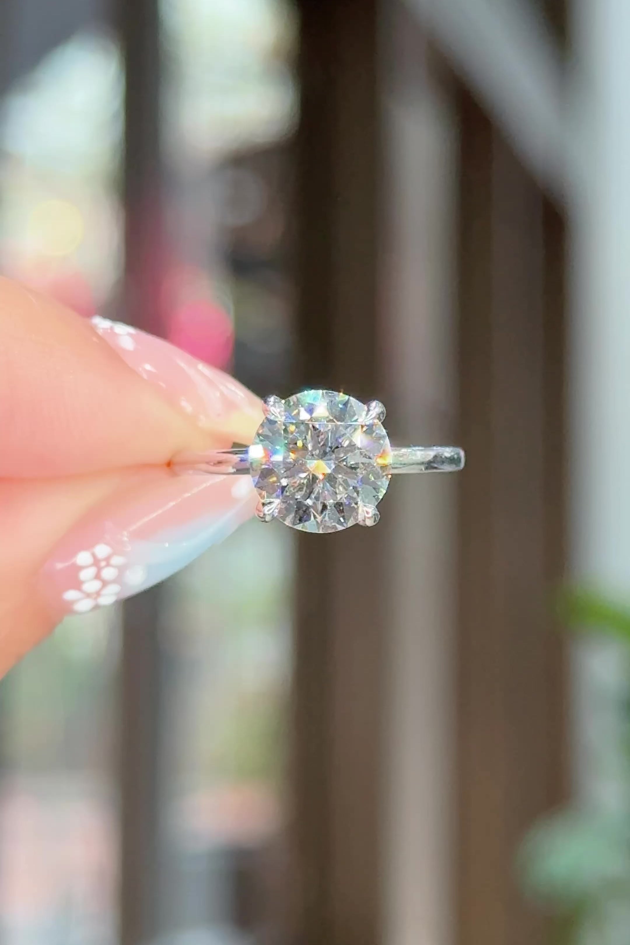 2.56ct D-VS1 Round Lab Diamond Leah