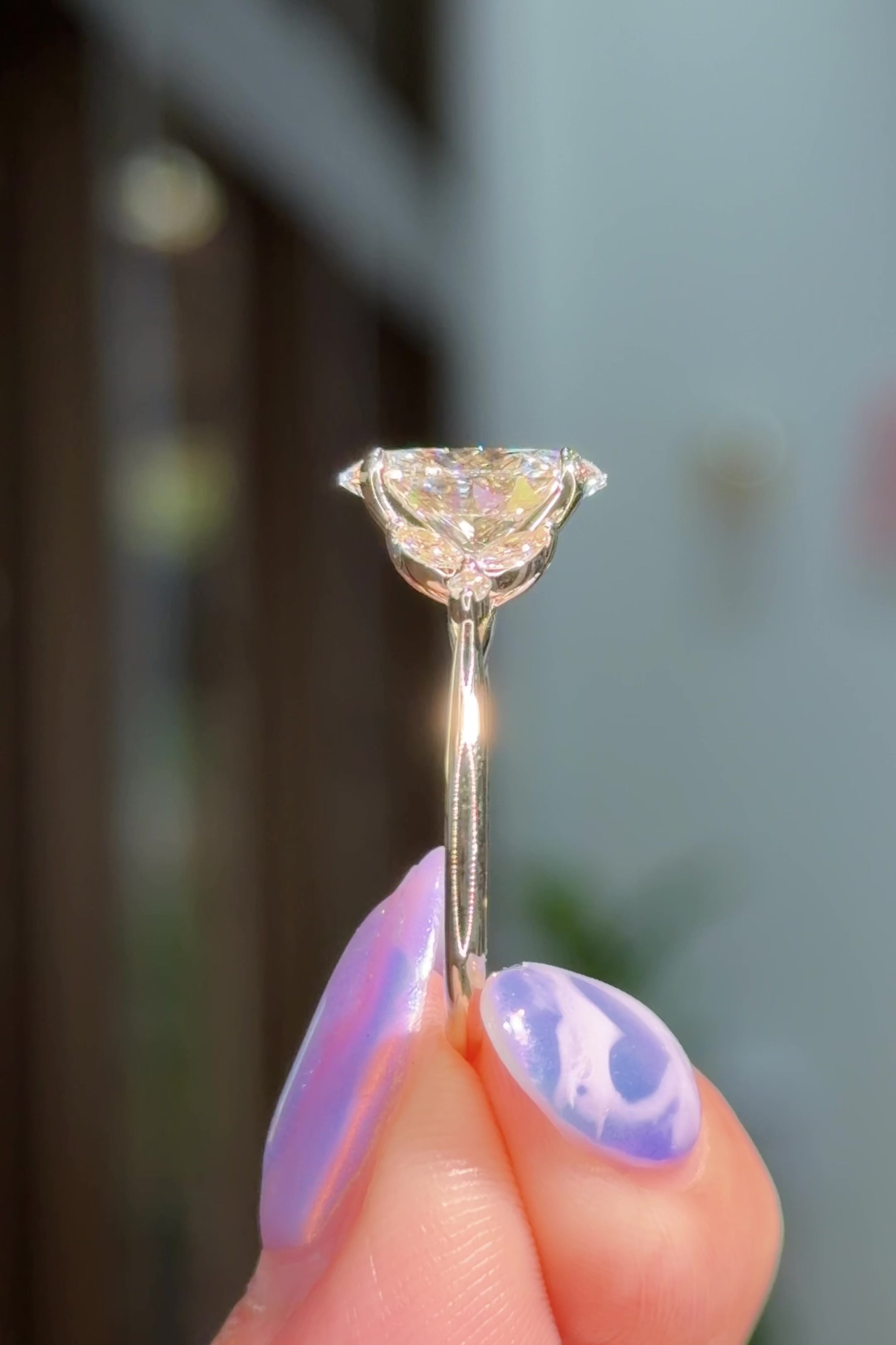 2.71ct D-VS1 Oval Lab Diamond Sarah