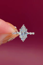 2.03ct D-VS1 Marquise Lab Diamond Rei