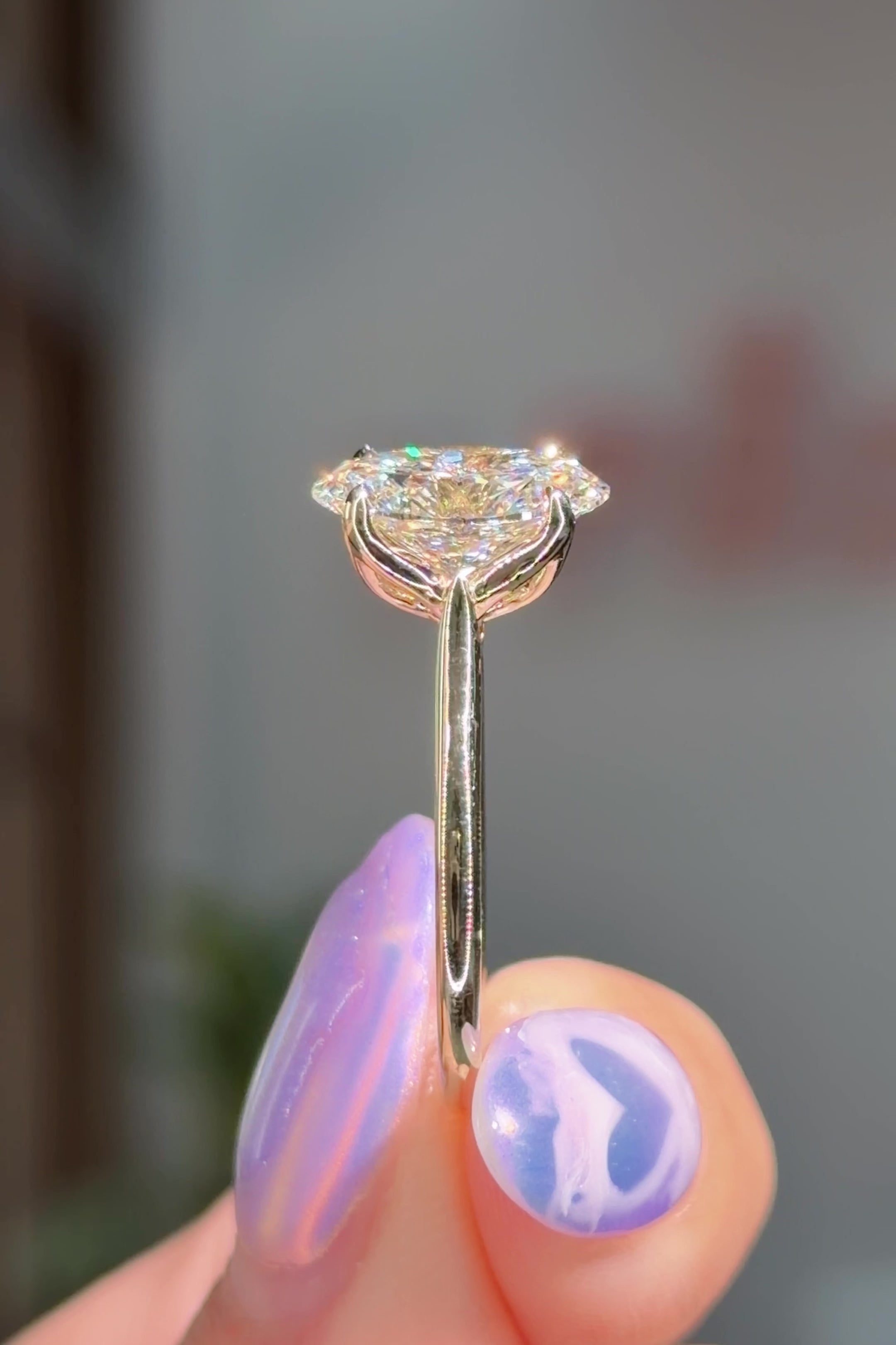 2.56ct F-VS1 Oval Lab Diamond Hana