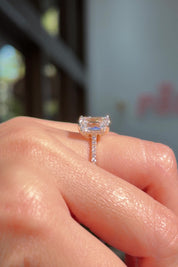 2.68ct D-VS1 Emerald Lab Diamond Alice