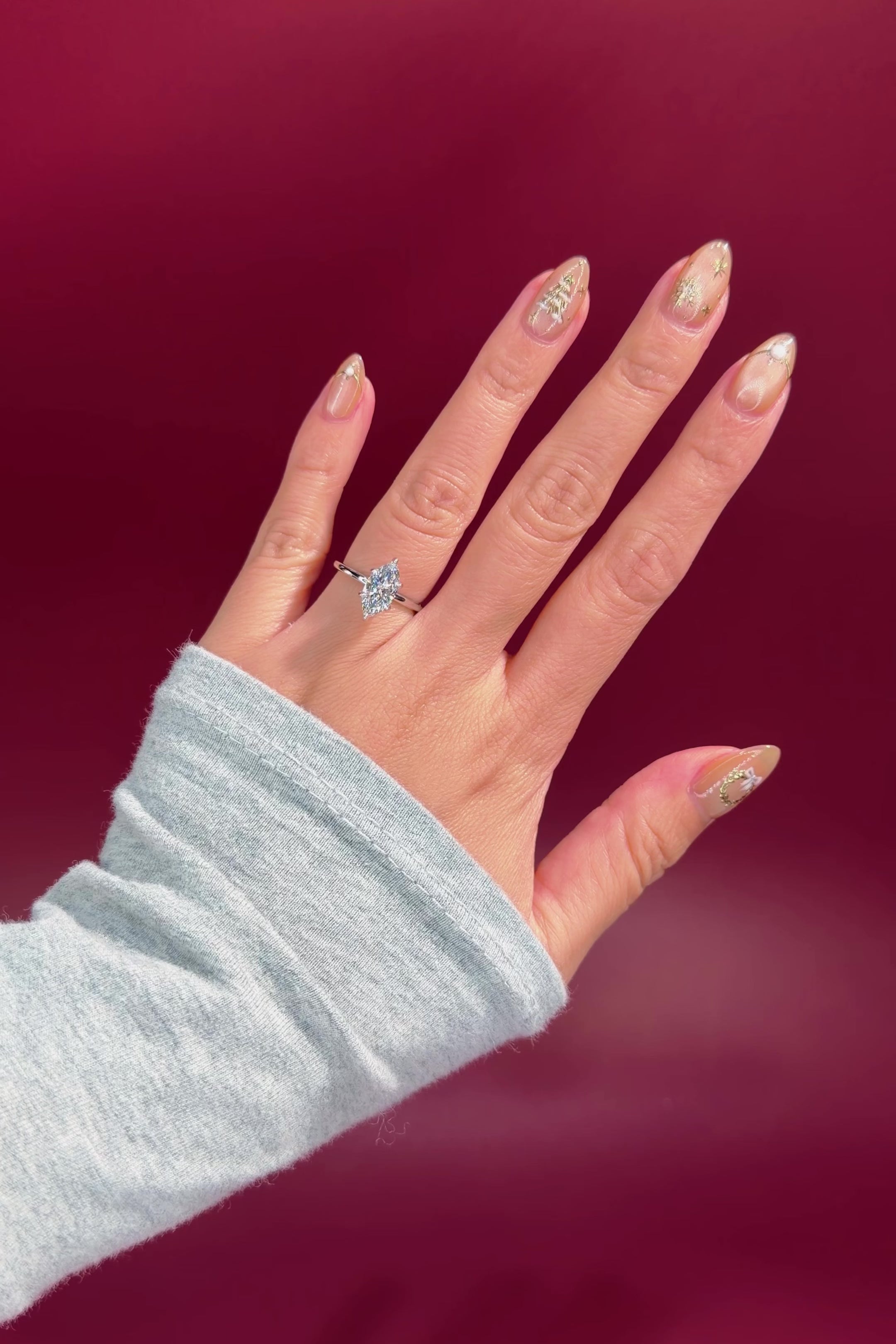 1.53ct D-VS1 Marquise Lab Diamond Leah