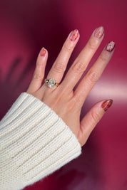 3.05ct oval lab diamond engagement ring thick chunky 4mm band with hidden halo yellow gold on hand