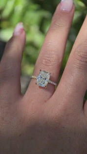 3.03ct E-VS1 Cushion Lab Diamond Alice