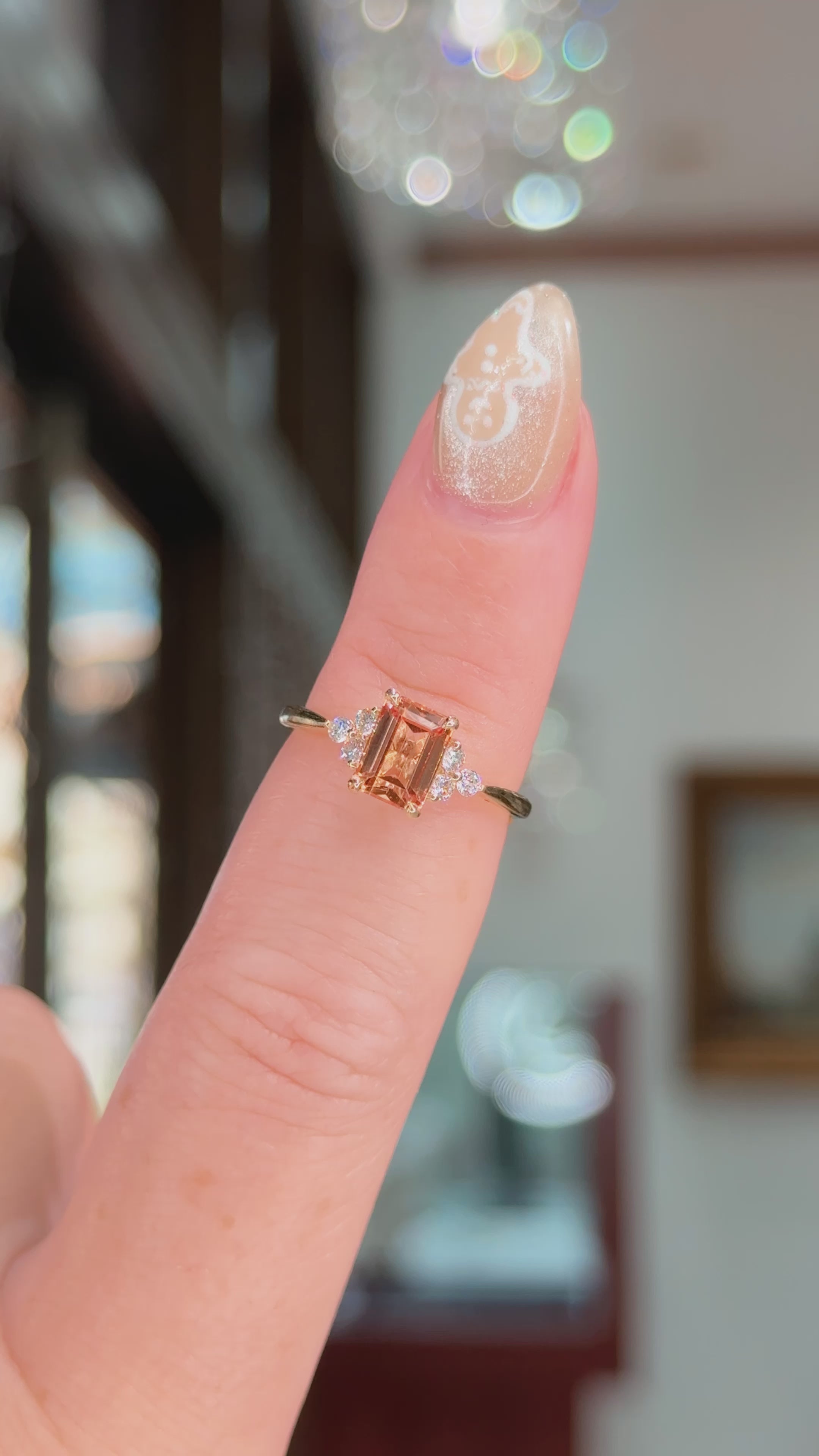 Imperial topaz engagement ring discount