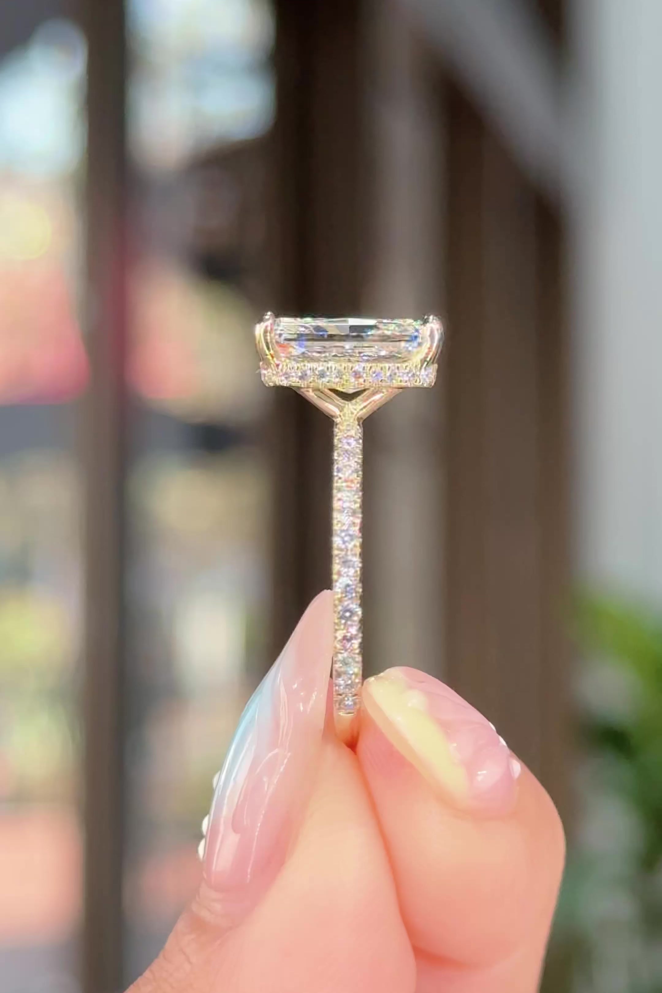 3.00ct D-VS1 Radiant Lab Diamond Stephanie