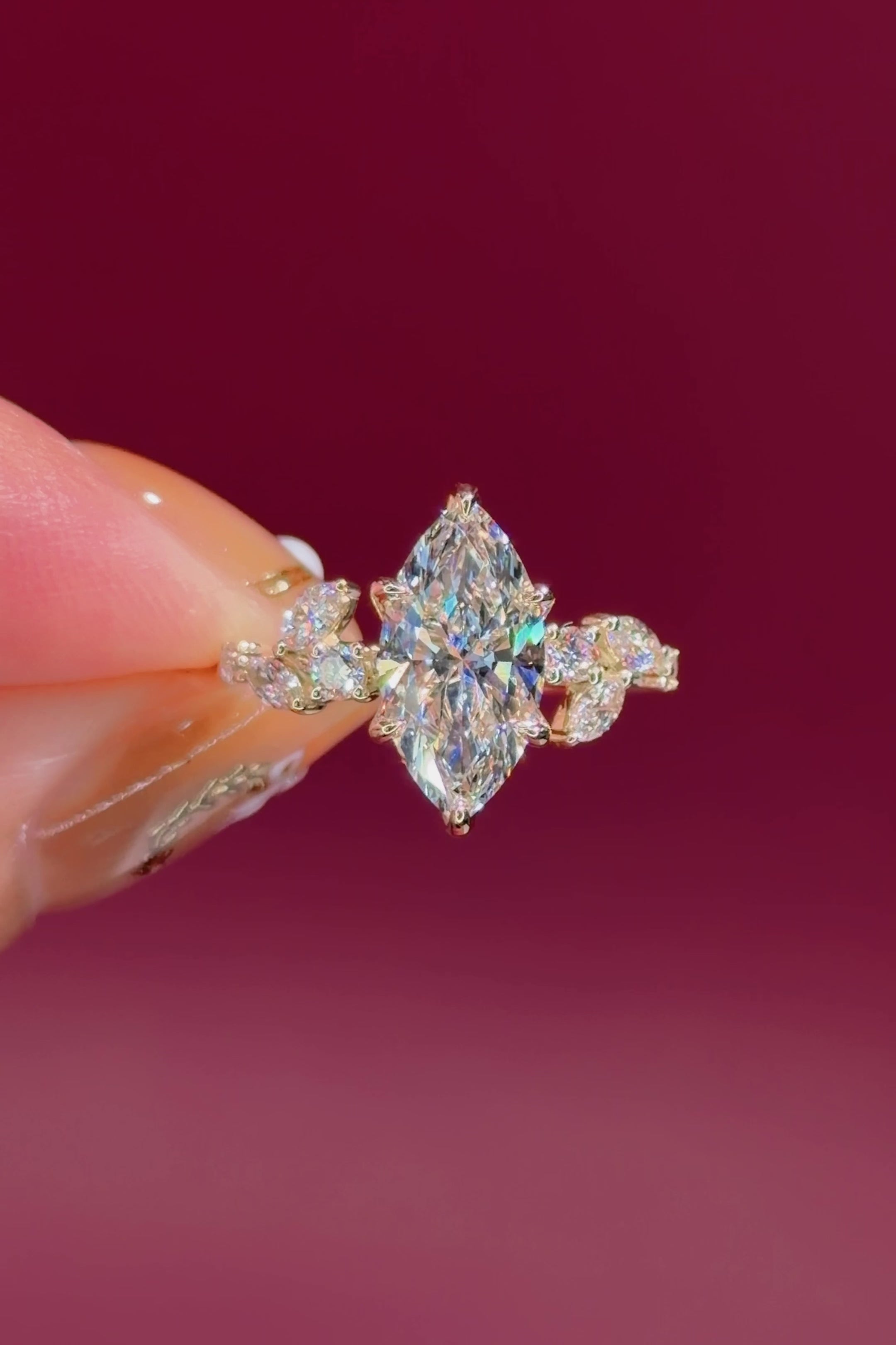 2.04ct E-VS1 Marquise Lab Diamond Sage
