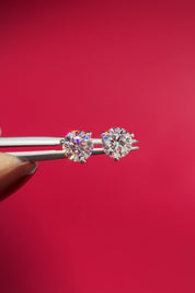 1.42ct D-VVS1 Core Round Lab Diamond Martini Studs