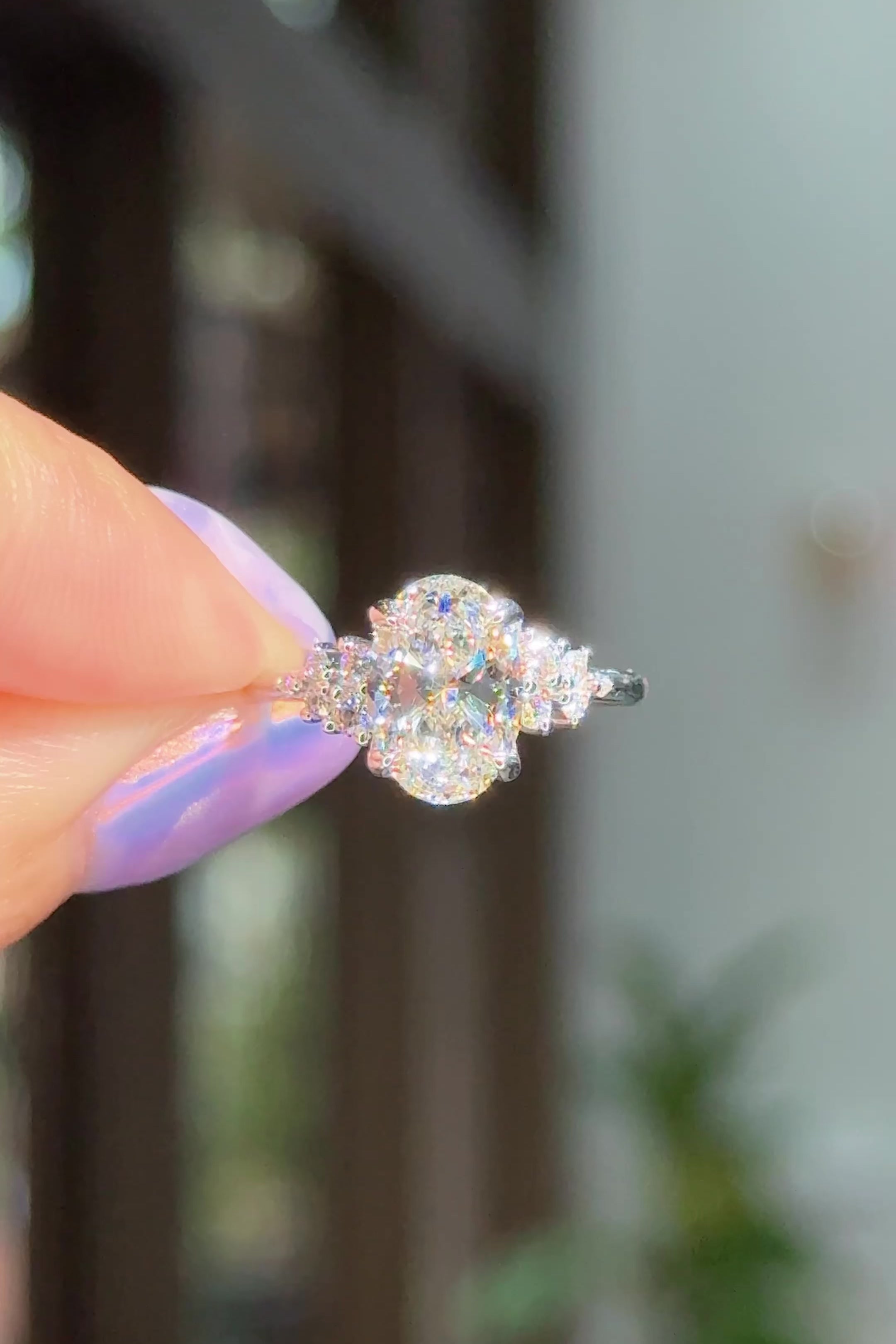 2.02ct E-VS1 Oval Lab Diamond Nova