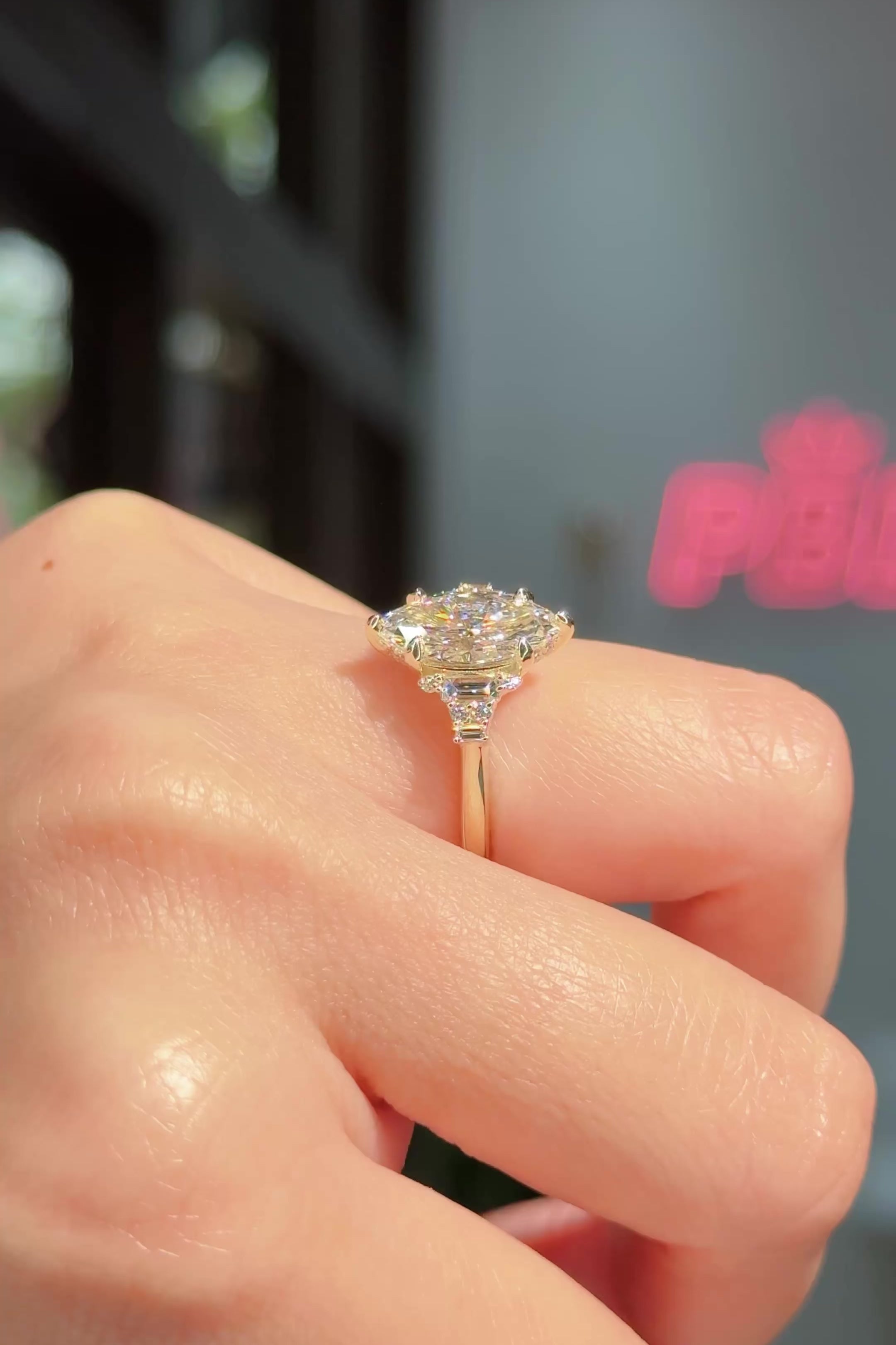 2.06ct D-VS1 Marquise Lab Diamond Marilyn