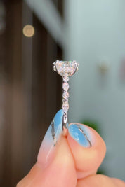 1.07ct D-VVS1 Oval Lab Diamond Rei
