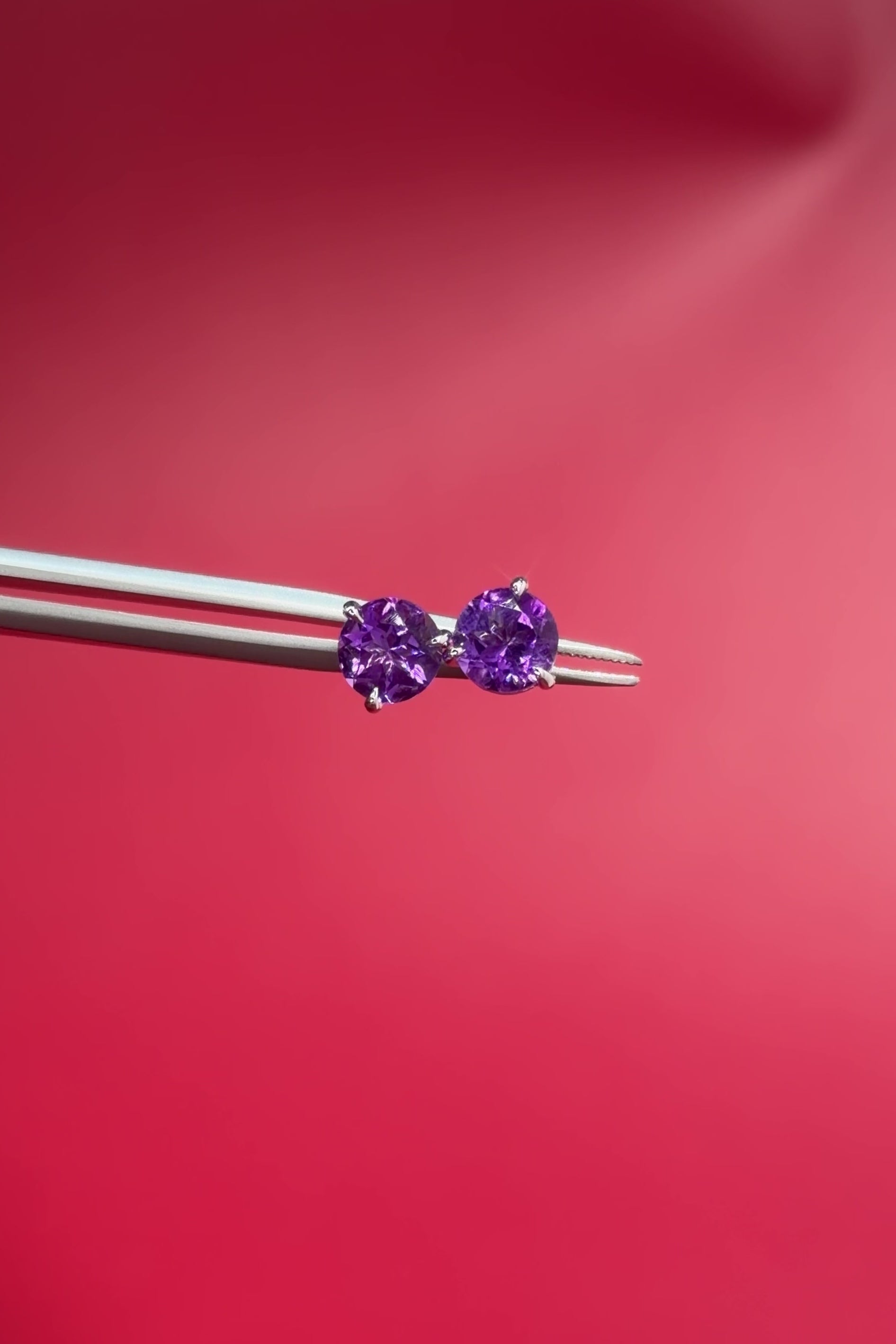 1.97ct Amethyst Studs