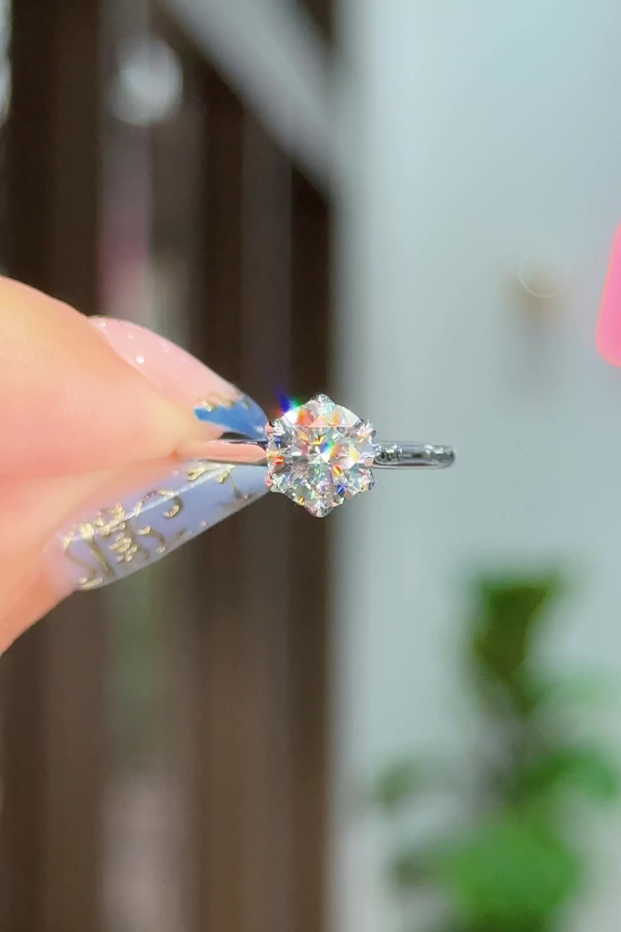 1.21ct D-VS1 Round Lab Diamond Victoria