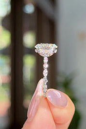 2.09ct D-VS1 Oval Lab Diamond Rei
