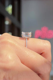 3.09ct D-VVS2 Emerald Lab Diamond Stephanie