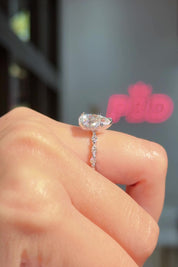 2.08ct D-VS1 Pear Lab Diamond Rei