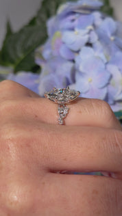 3.01ct D-VS1 Marquise Lab Diamond Ariel