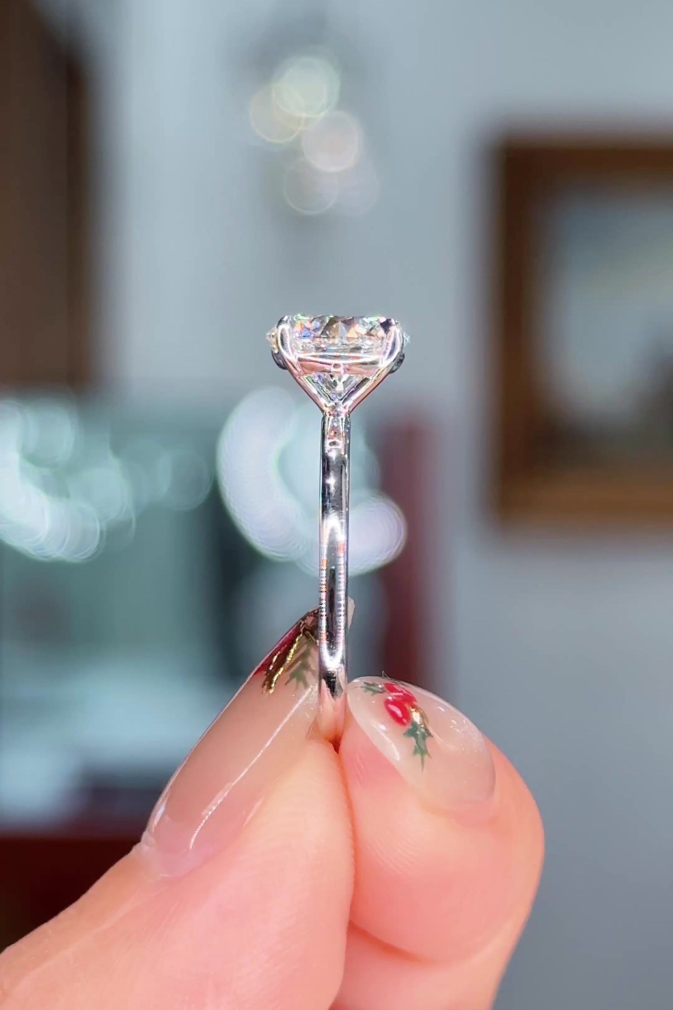 2.20ct E-VS1 Round Lab Diamond Leah