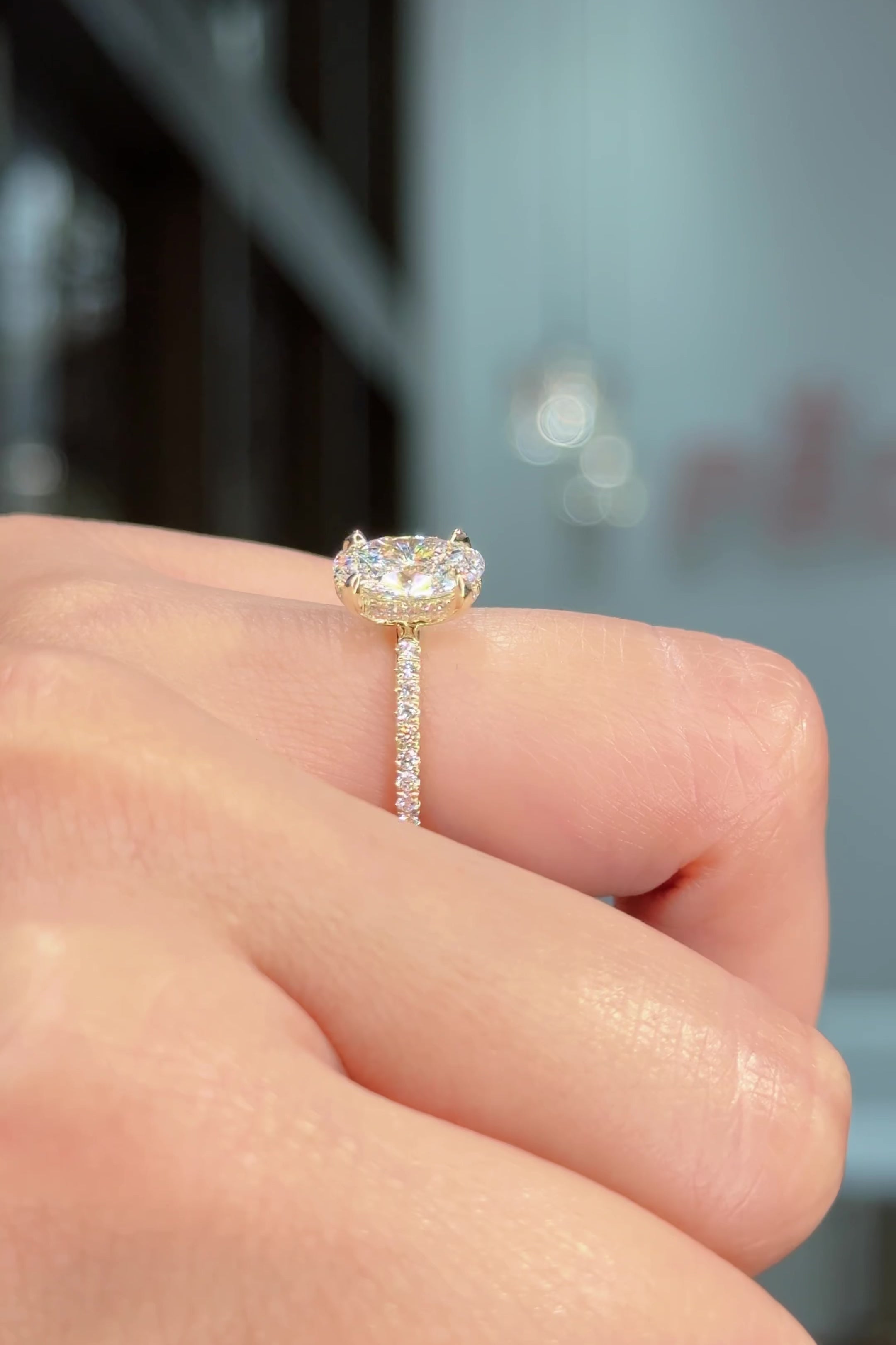 1.71ct D-VVS2 Oval Lab Diamond Kayla