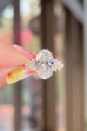 4.09ct D-VS1 Oval Lab Diamond Supernova