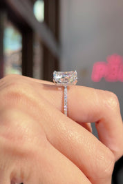 4.04ct D-VS1 Radiant Lab Diamond Stephanie