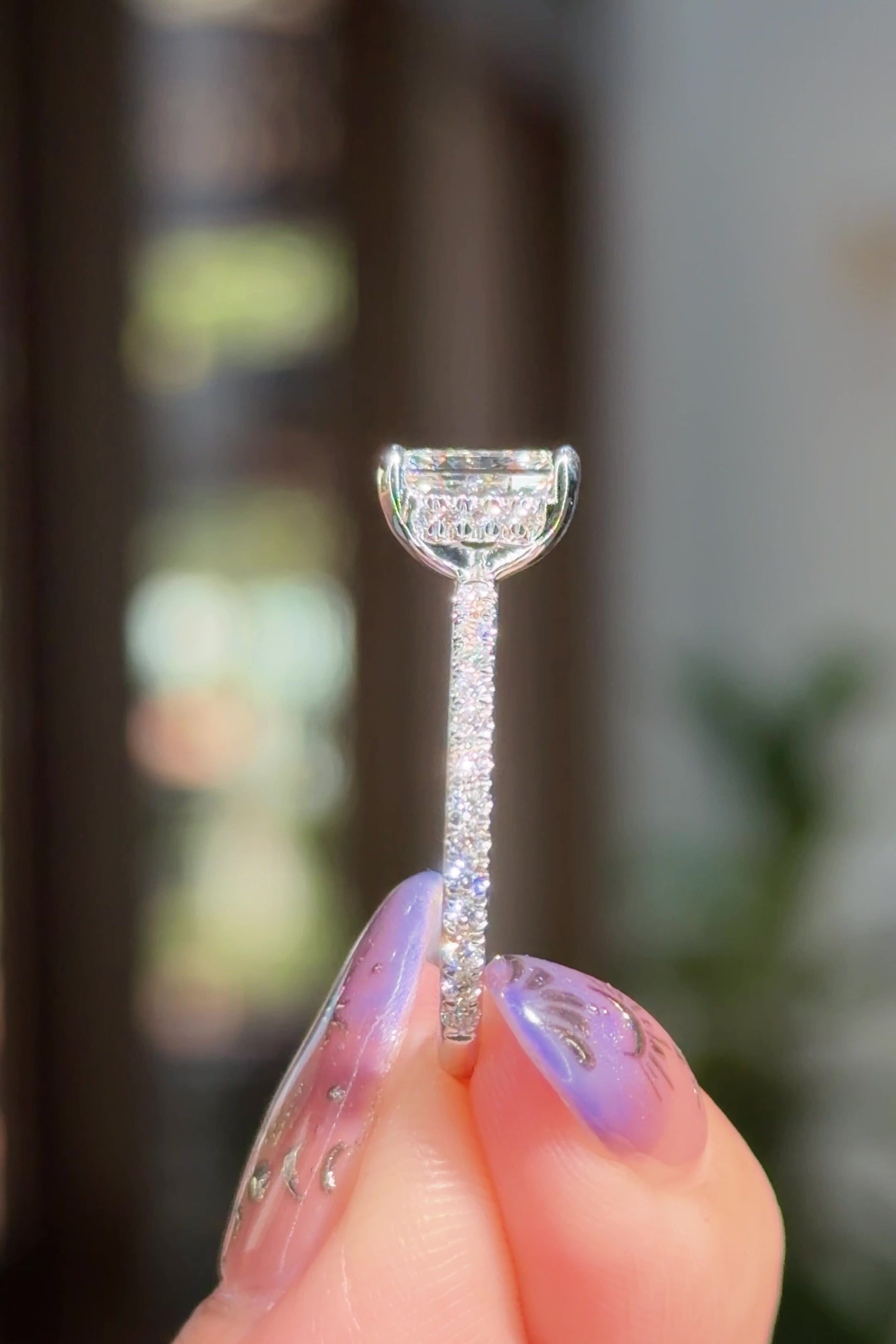 1.00ct D-VS1 Radiant Lab Diamond Kayla