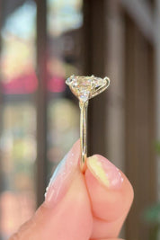1.71ct D-VVS2 Pear Lab Diamond Petite Gracie