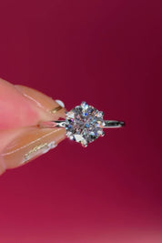 2.00ct D-VS1 Round Lab Diamond Juliette
