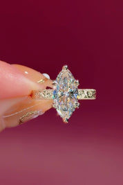 3.01ct D-VS1 Marquise Lab Diamond Kai