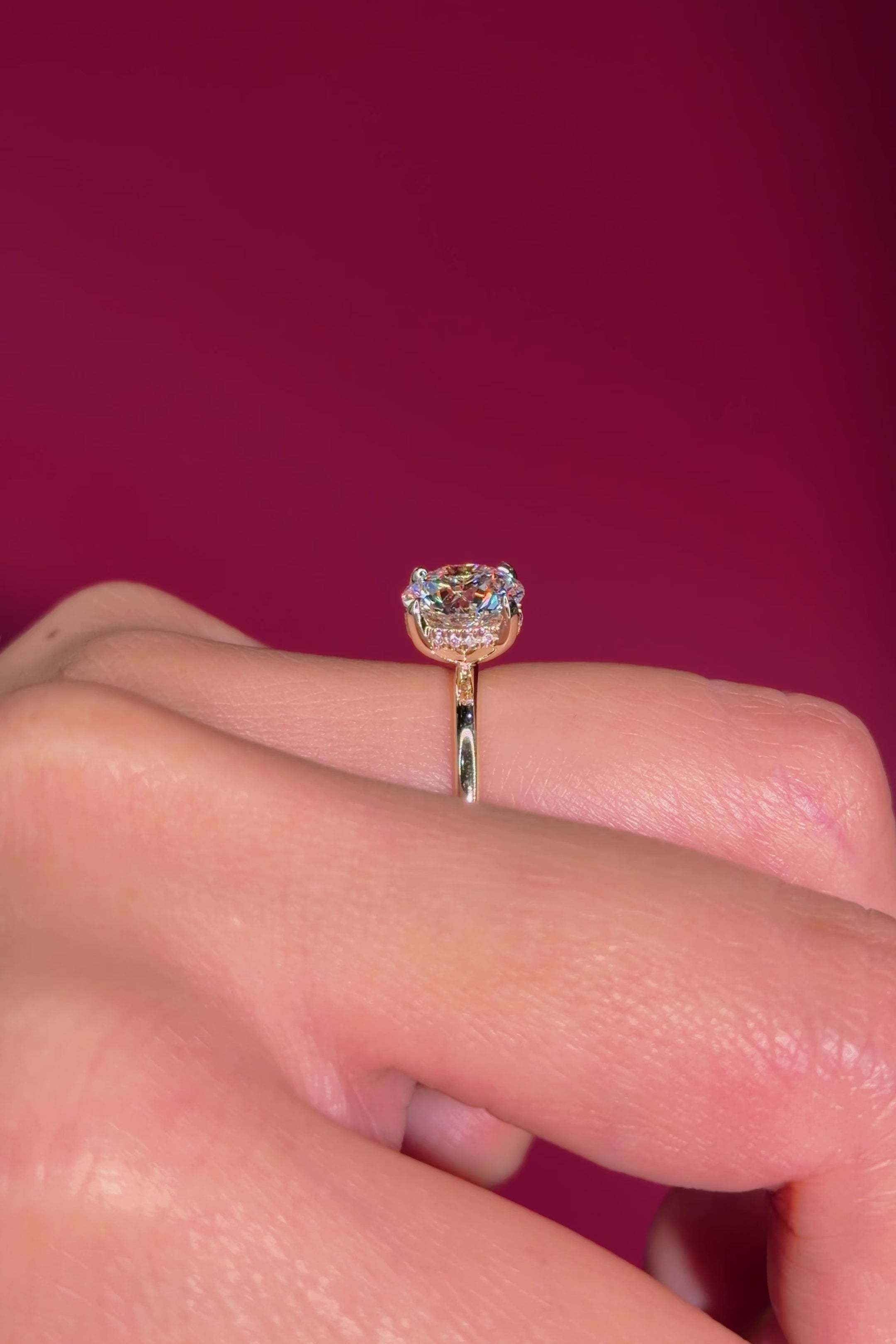 2.03ct E-VS1 Round Lab Diamond Kayla