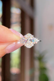 2.21ct F-VS1 Oval Lab Diamond Nova