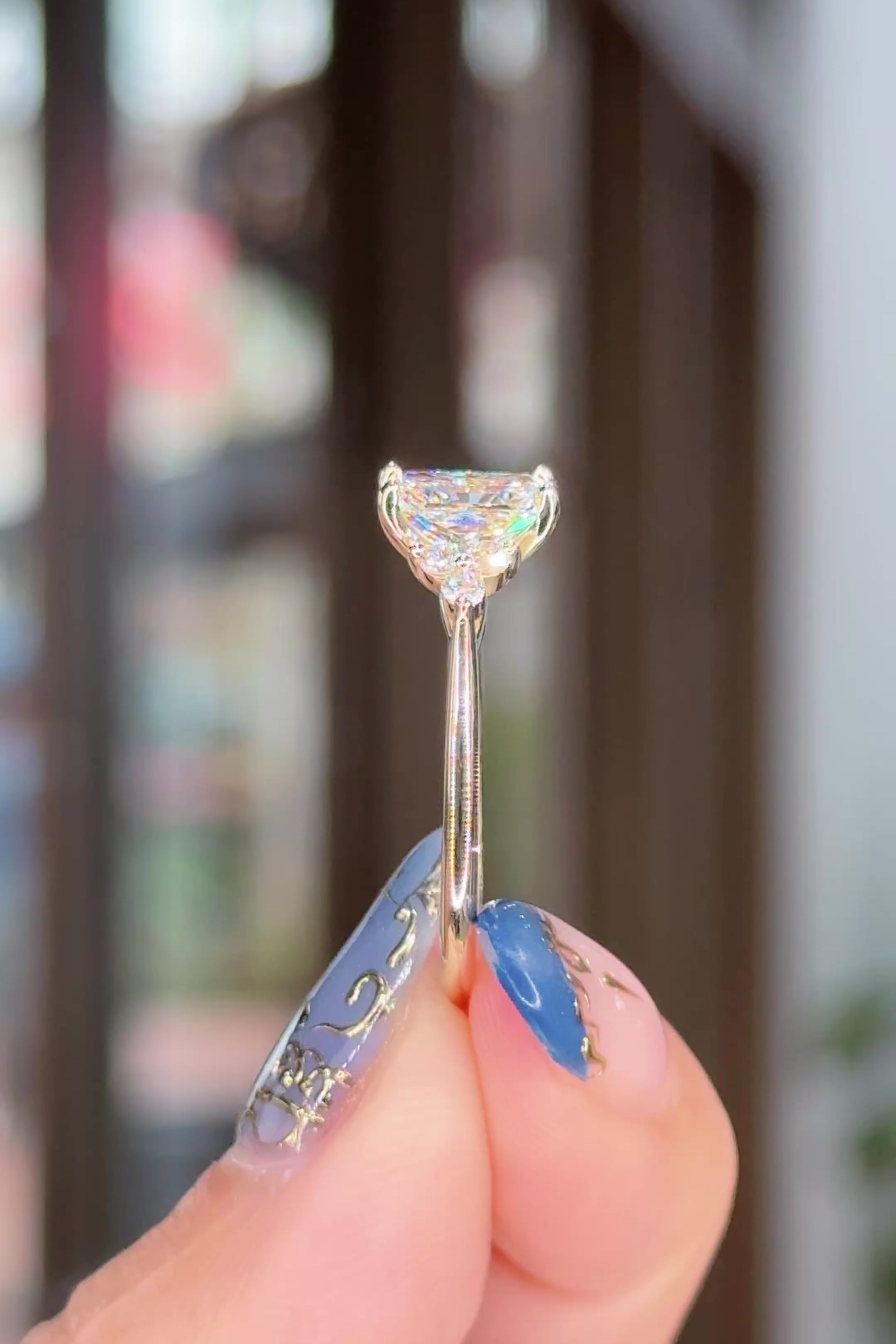 1.26ct D-VVS2 Radiant Lab Diamond Lindsey