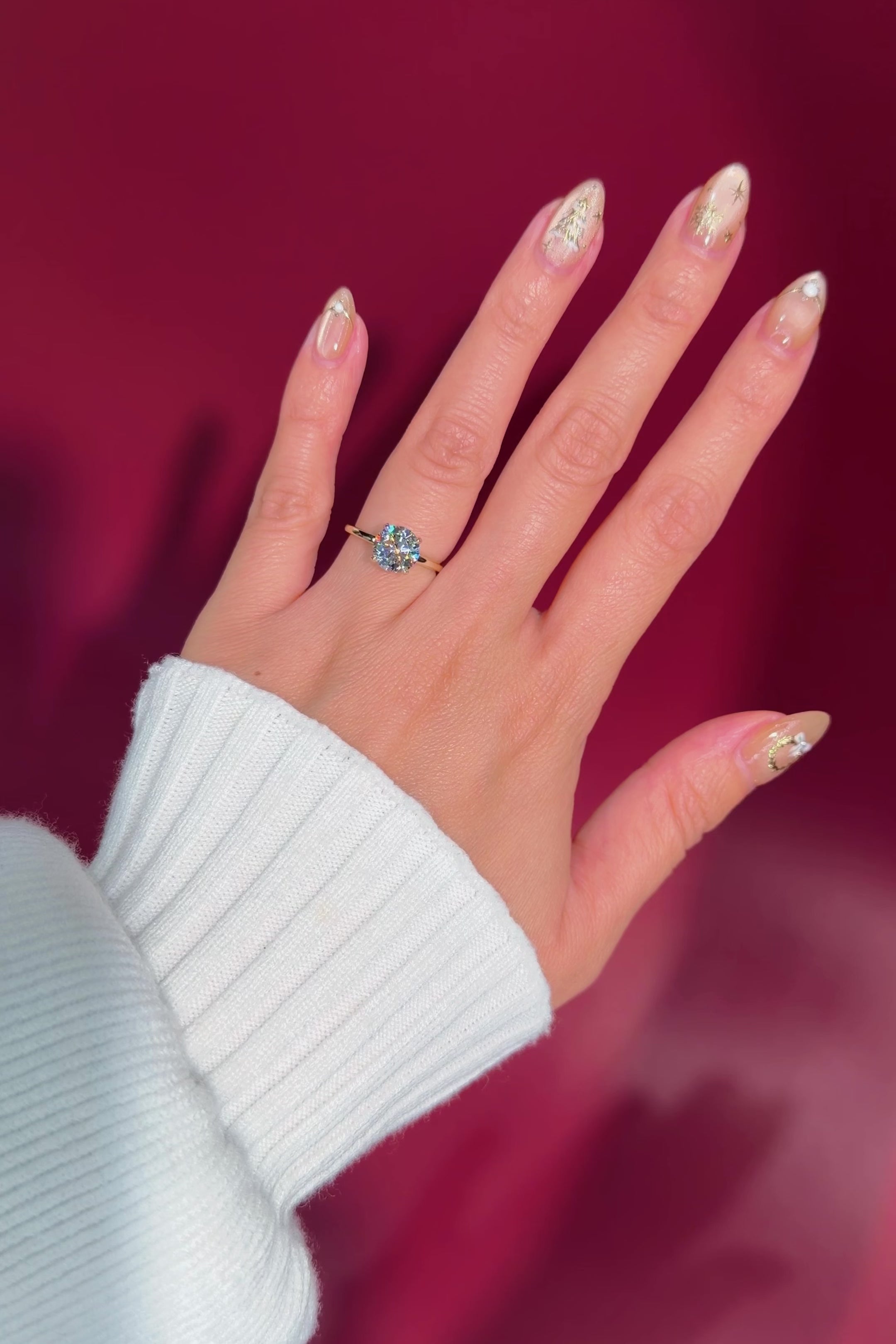 2.03ct E-VS1 Round Lab Diamond Kayla